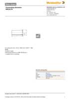 Datasheet for Weidmüller 0124400000, EAN: 4008190071790