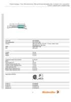 Datasheet for Weidmüller 9021060000, EAN: 4008190071158