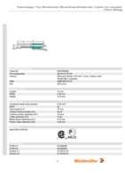 Datasheet for Weidmüller 9025790000, EAN: 4008190121174