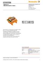 Datasheet for Weidmüller 1113461001, EAN: 4032248047666