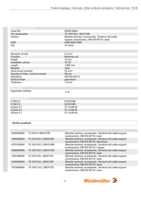 Datasheet for Weidmüller 0236510000, EAN: 4008190017699