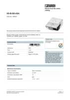 Datasheet for Phoenix Contact 1656521, EAN: 4046356029896