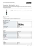 Datasheet for Phoenix Contact 1205121, EAN: 4017918019136