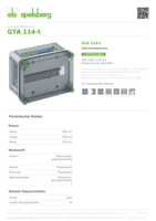 Datasheet for Spelsberg 01511401, EAN: 4013902050376