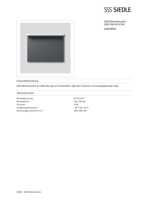 Datasheet for Siedle 200038506-00, EAN: 4015739385065