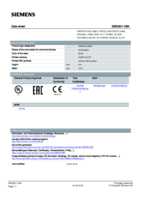 Datasheet for Siemens 3SB29012BA, EAN: 4011209132030
