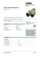 Datasheet for Phoenix Contact 1683413, EAN: 4017918164171