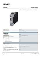 Datasheet for Siemens 3UF74001AA000, EAN: 4011209628373