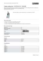 Datasheet for Phoenix Contact 1212129, EAN: 4046356456098