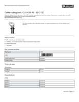 Datasheet for Phoenix Contact 1212132, EAN: 4046356454117