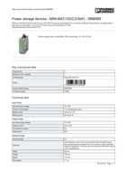 Datenblatt zu Phoenix Contact 2866569, EAN: 4046356476485