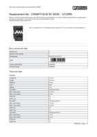 Datasheet for Phoenix Contact 1212085, EAN: 4046356454551