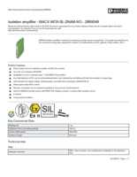 Datasheet for Phoenix Contact 2865049, EAN: 4046356492072