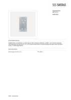 Datasheet for Siedle 200034432-00, EAN: 4015739344321