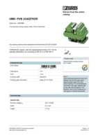 Datasheet for Phoenix Contact 2302366, EAN: 4017918880514