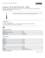 Datasheet for Phoenix Contact 1212587, EAN: 4046356590228