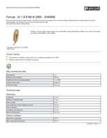 Datasheet for Phoenix Contact 3240666, EAN: 4046356625456