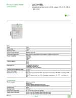 Datenblatt zu Schneider Electric LUCA18BL, EAN: 3389110363852