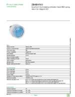 Datasheet for Schneider Electric ZB4BW563, EAN: 3389110892826