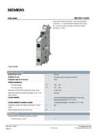 Datasheet for Siemens 3RH19211KA20, EAN: 4011209293564