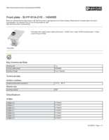 Datasheet for Phoenix Contact 1404500, EAN: 4046356698429