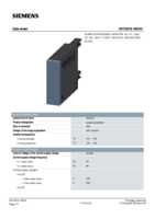 Datasheet for Siemens 3RT29161BD00, EAN: 4011209740280