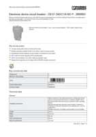 Datenblatt zu Phoenix Contact 2800901, EAN: 4046356690713