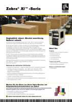 Datasheet for ZEBRA P1004592