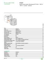 Datasheet for Schneider Electric 47257, EAN: 3303430472575