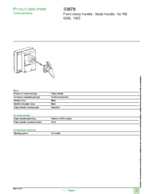 Datasheet for Schneider Electric 33878, EAN: 3303430338789