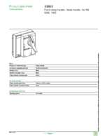 Datasheet for Schneider Electric 33863, EAN: 3303430338635