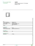 Datasheet for Schneider Electric 33859, EAN: 3303430338598