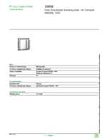 Datasheet for Schneider Electric 33858, EAN: 3303430338581