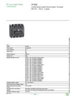 Datasheet for Schneider Electric 31164, EAN: 3303430311645