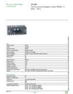 Datasheet for Schneider Electric 31140, EAN: 3303430311409