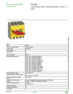 Datasheet for Schneider Electric 31130, EAN: 3303430311300