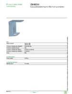 Datasheet for Schneider Electric ZB4BZ66, EAN: 3389110069754