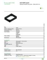 Datasheet for Schneider Electric NSYSPF16200, EAN: 3606485126715