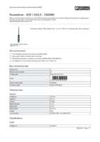 Datasheet for Phoenix Contact 1205066, EAN: 4017918019105