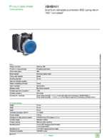 Datenblatt zu Schneider Electric XB4BA61, EAN: 3389110118438