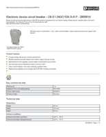 Datenblatt zu Phoenix Contact 2800914, EAN: 4046356691017