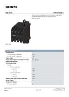 Datasheet for Siemens 3TG10101AL2, EAN: 4011209045088