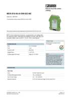 Datasheet for Phoenix Contact 2814744, EAN: 4017918169299